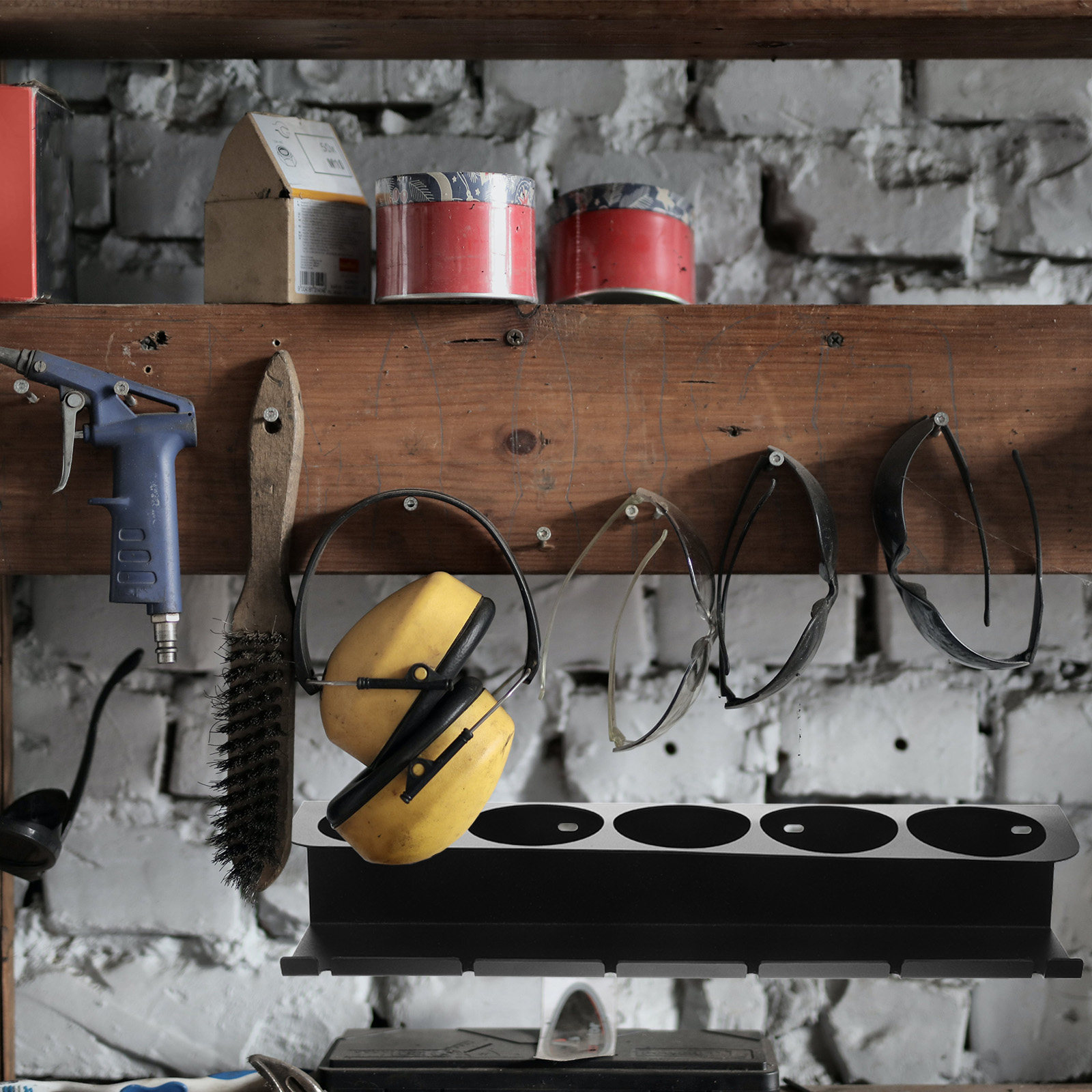 Workshop Tools Wall - 1 комплект прочного металлического настенного органайзера