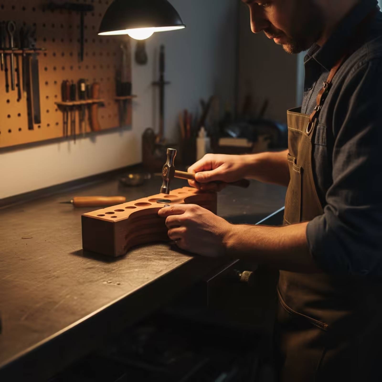 Workshop Tools Wood - Блок для формовки ювелирных изделий из