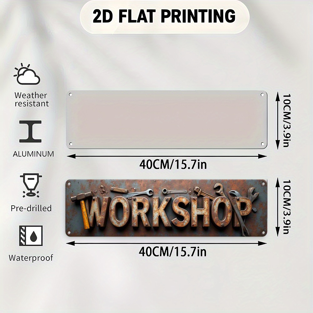 2D-плоская вывеска, декоративн – обзор и цена Workshop Tools Background