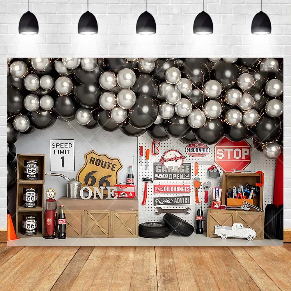 Ретро мотоцикл ремонт автомоби – обзор и цена Workshop Tools Background